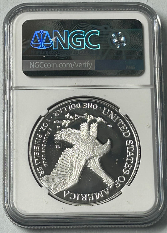 2026 Silver Eagle Ultra Cameo PR70 Bell Privy 250th Ann Signed by Gaudioso